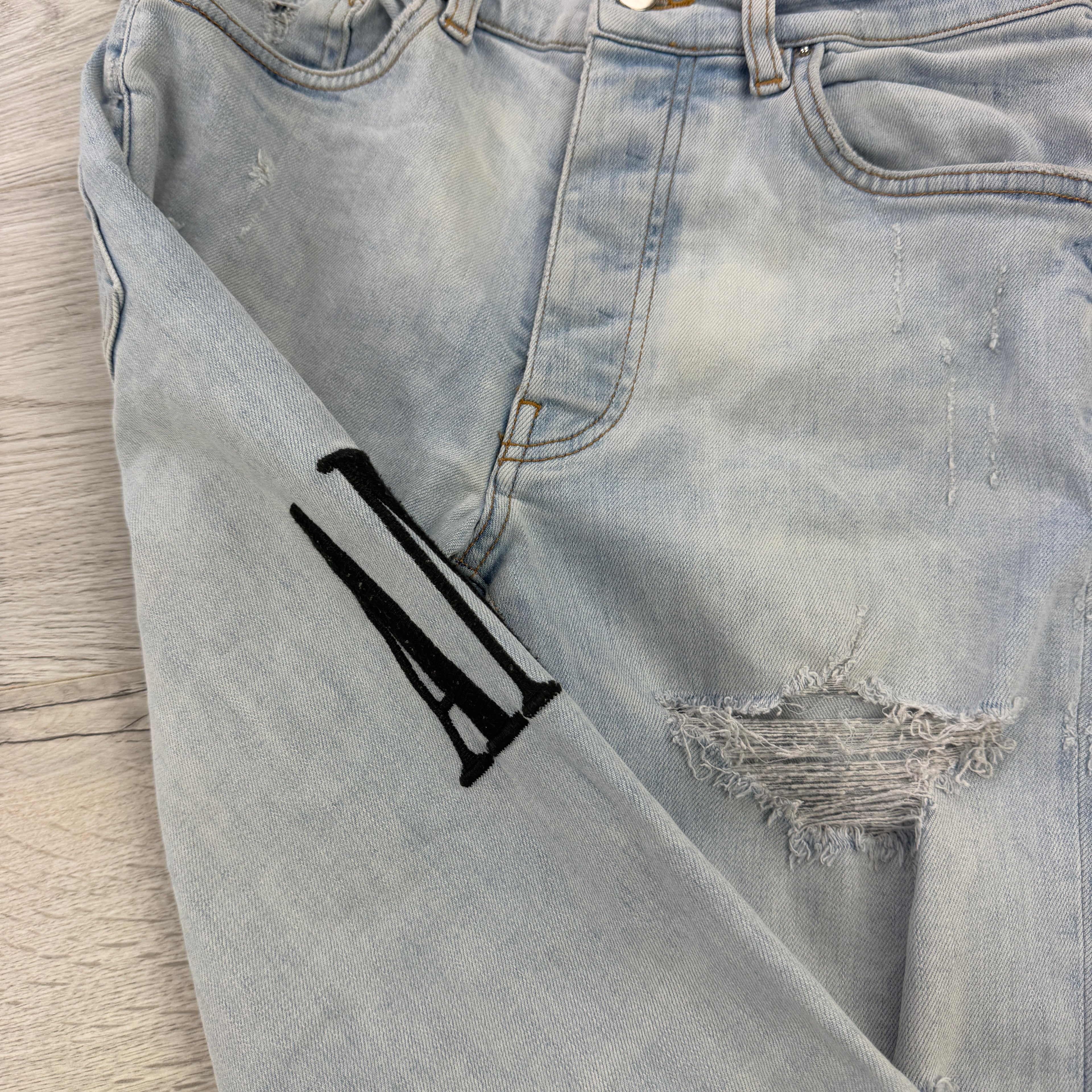 Amiri Men’s Blue Denim MX1 Jeans - Uk 31