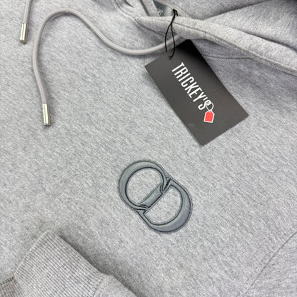 Christian Dior Men’s Grey Pullover Hoodie - Medium Slim