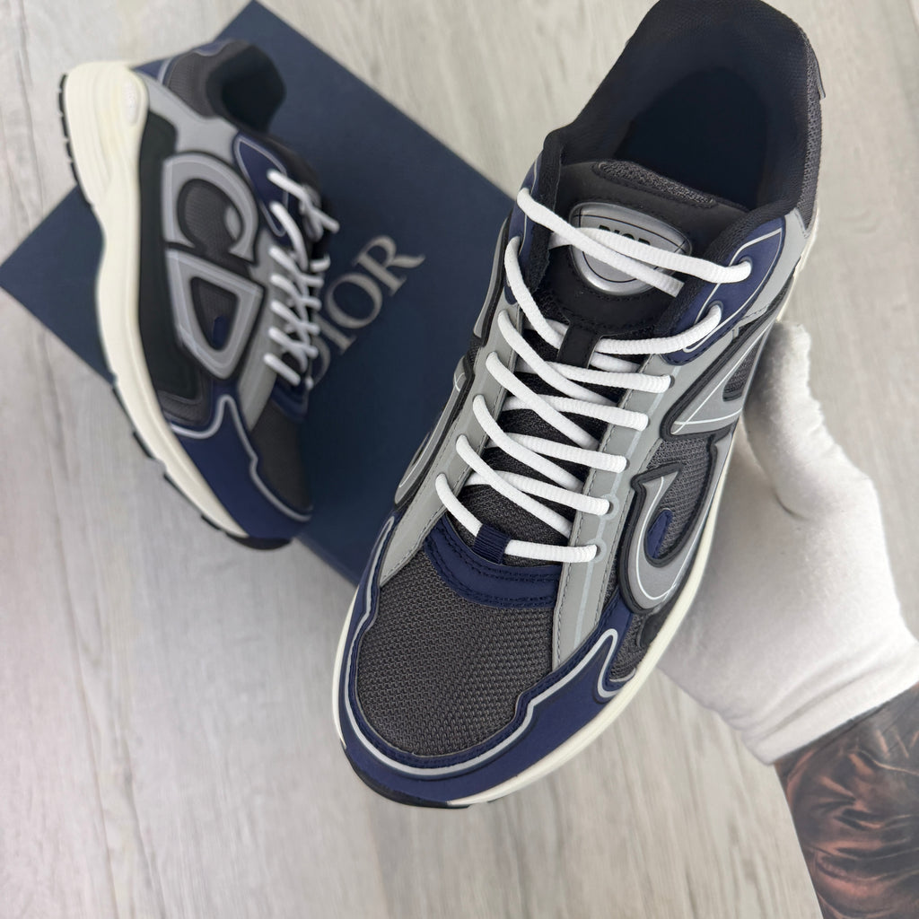 Dior B30 Men’s Navy CD Trainers - 44 (Uk 10)
