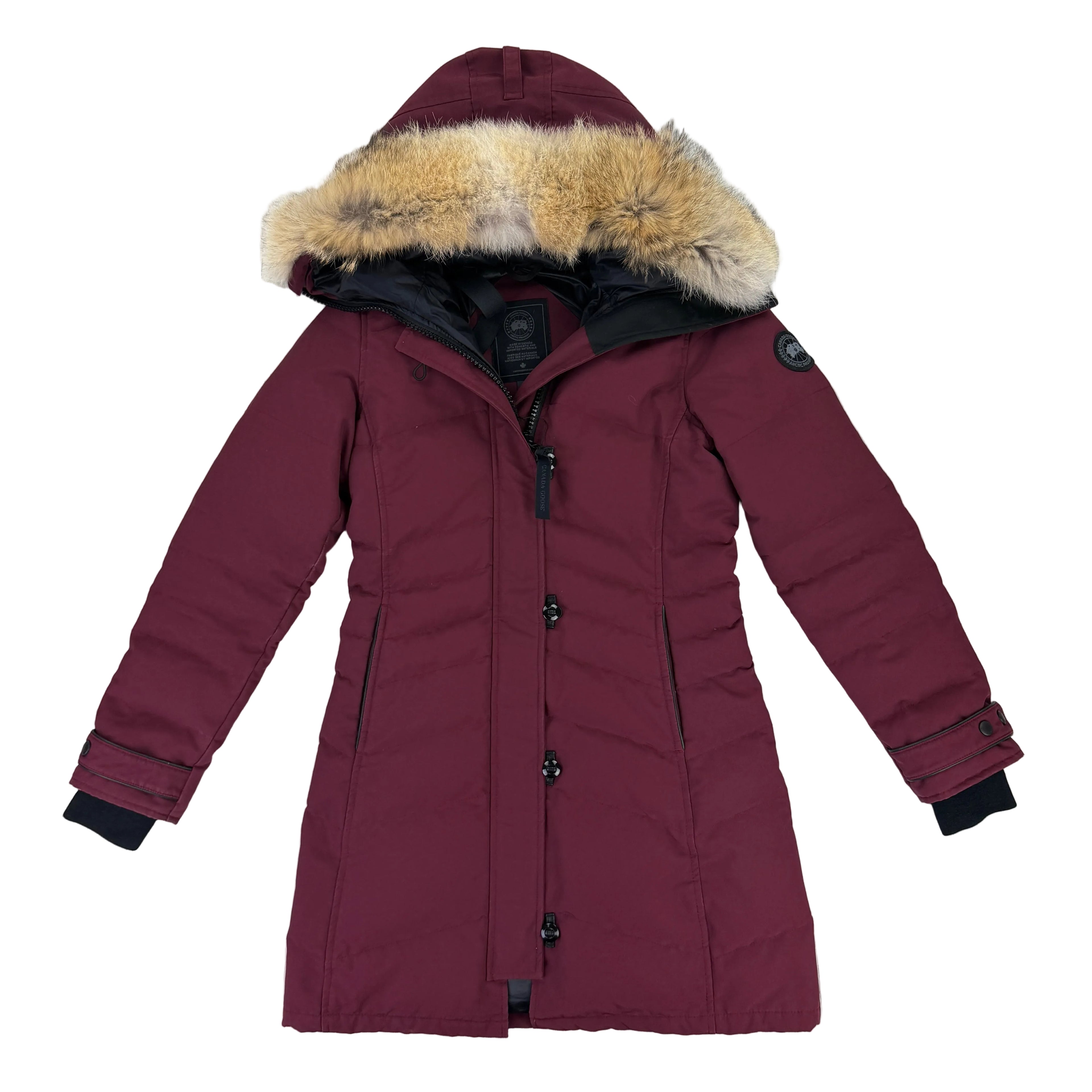 Canada Goose Women’s Loretta  Burgundy Parker Jacket - XS