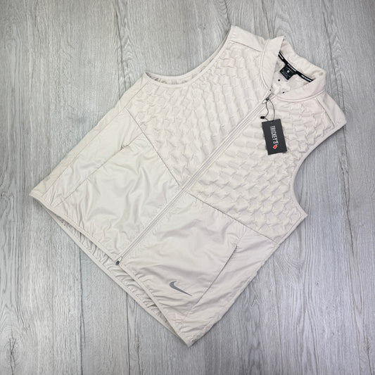 Nike Men’s Beige Zip-up Beige Vest Gilet - XL
