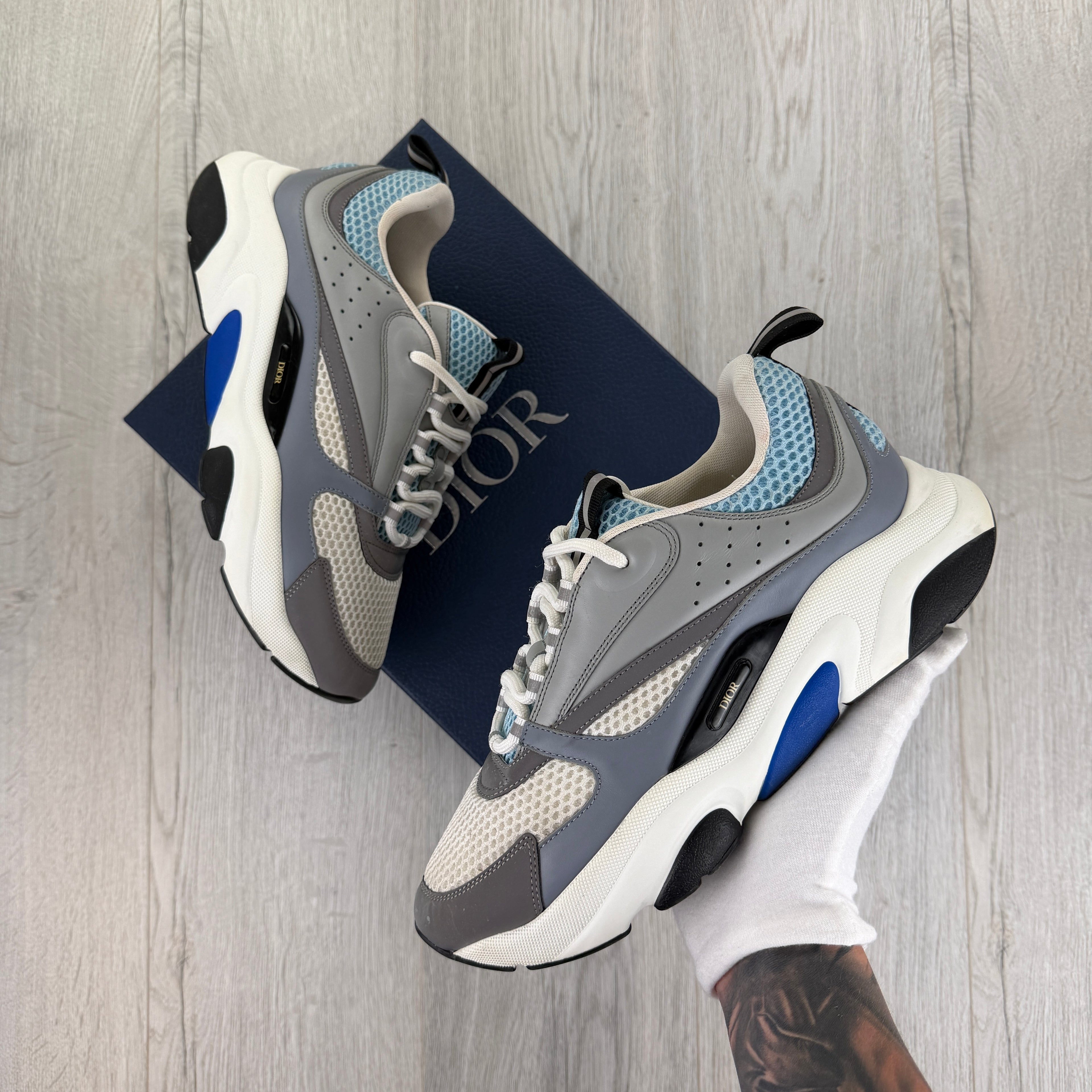 Dior B22 Men’s Baby Blue Runners - 43 (Fit Uk 8.5)
