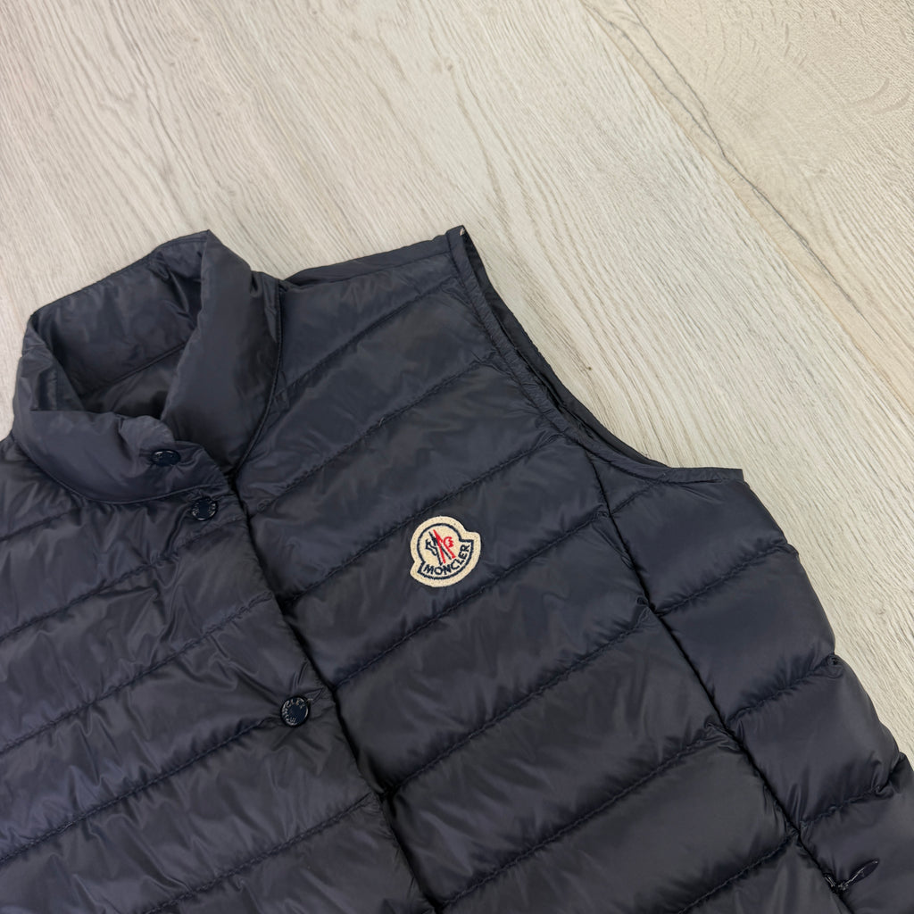 Moncler Women’s Navy Gilet - Size 1