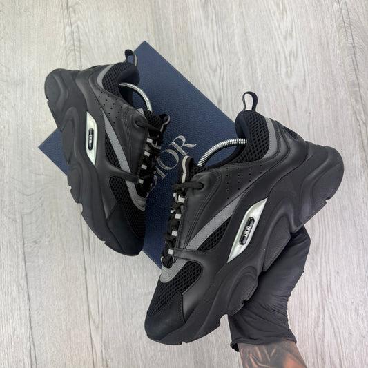 Dior B22 Men’s Triple Black Trainers - 43.5 (Fit Uk 9)