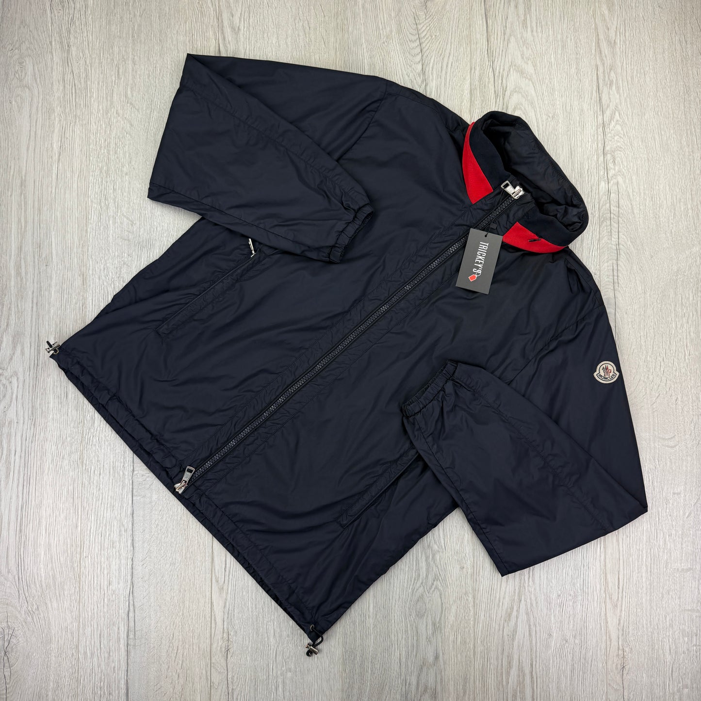 Moncler Men’s Navy Zip-up Windbreaker - Size 4