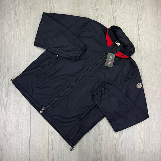 Moncler Men’s Navy Zip-up Windbreaker - Size 4
