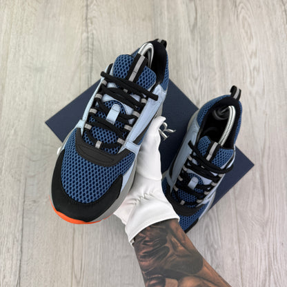 Dior B22 Light Blue Runners Orange Bottom - 41 (Fit Uk 7)
