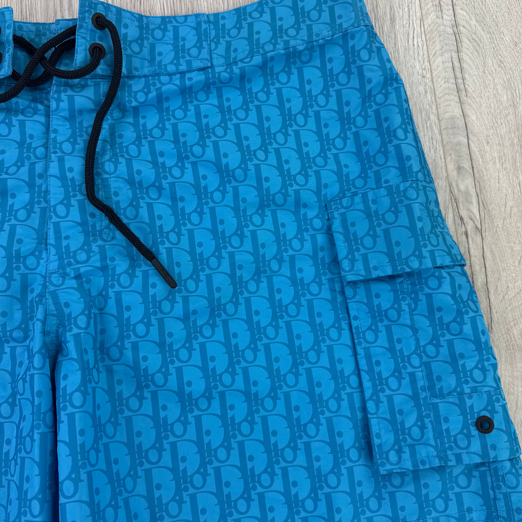 Dior Oblique Men’s Blue Swim shorts - XL