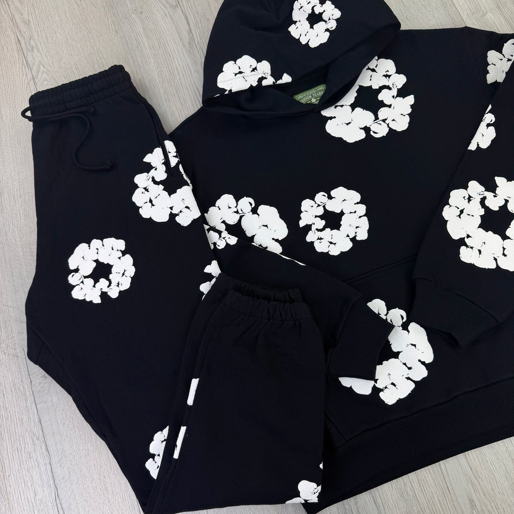 Denim Tears Black White Tracksuit - Medium