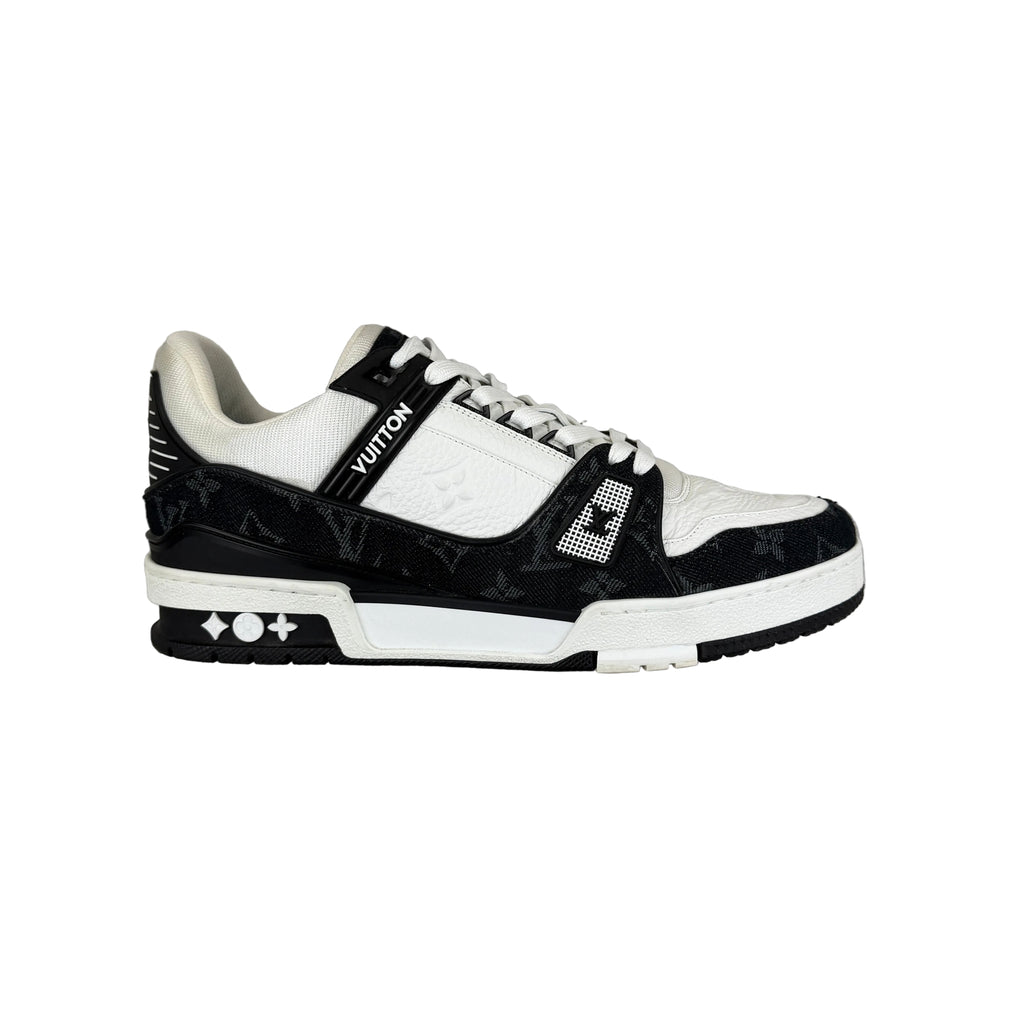Louis Vuitton Men’s Black & White Low Trainers - Uk 6.5 (Fit 7.5)