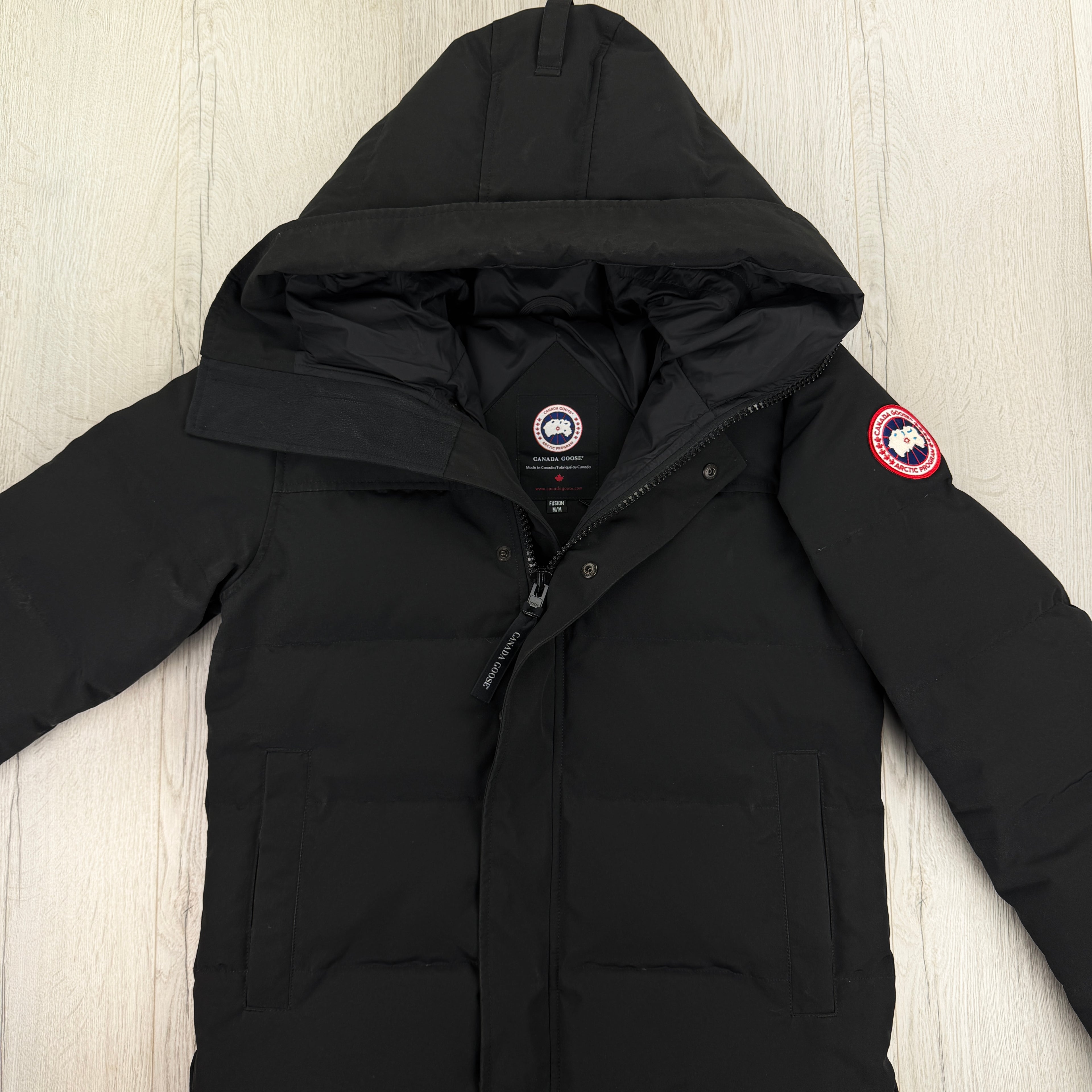 Canada Goose Men’s Black MacMillan Jacket - Medium Fusion