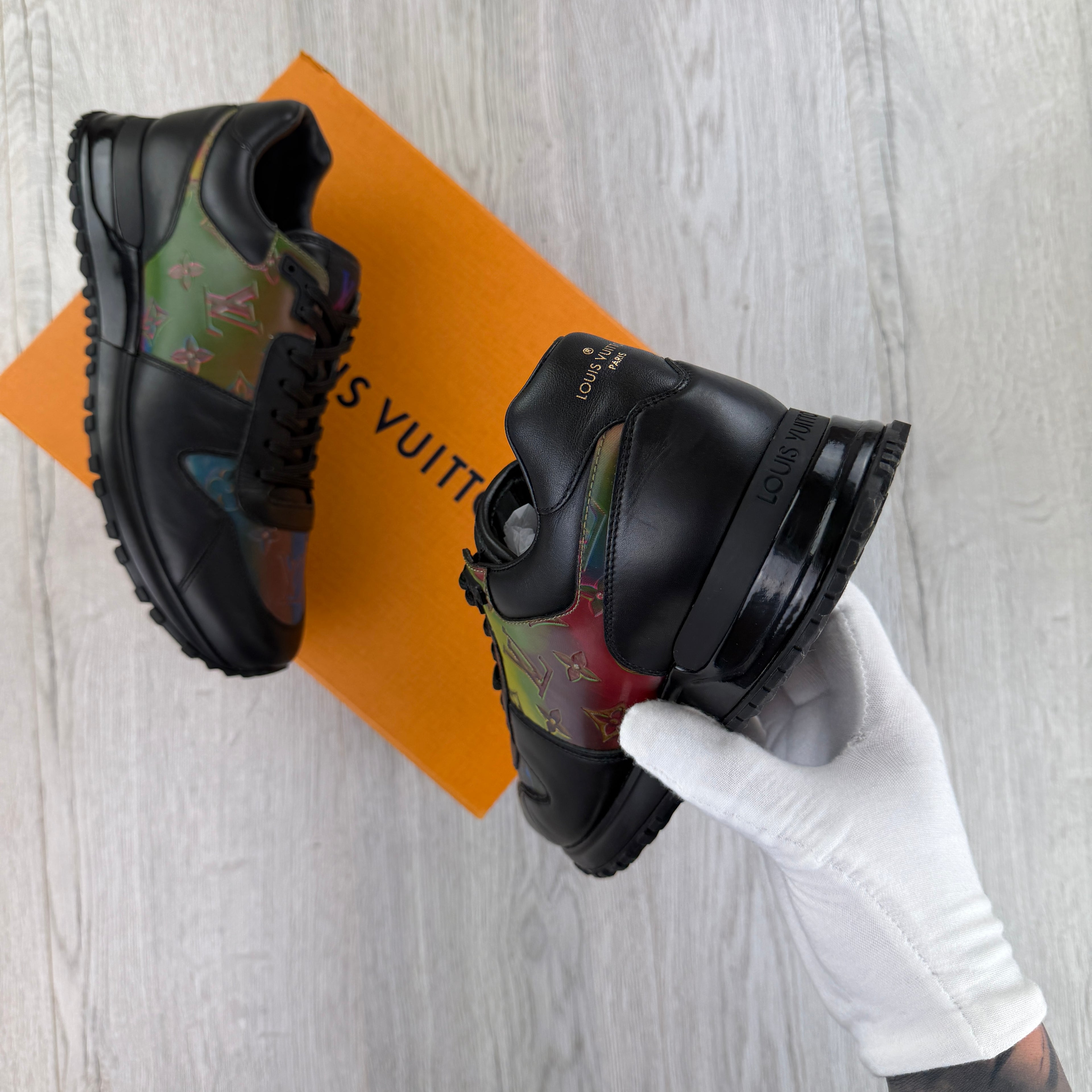 Louis Vuitton Men’s Prism Leather Run Away Trainers - UK 6.5 (Fit 7)