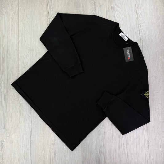 Stone Island Men’s Black Longsleeve T-shirt - XL
