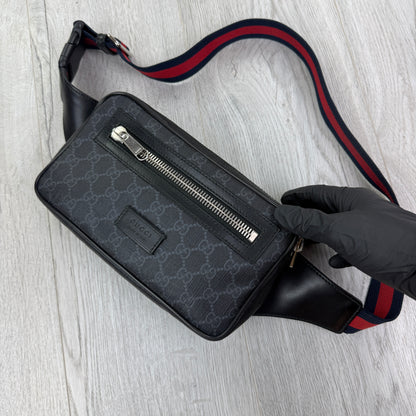 Gucci Men’s GG Black Belt Bag