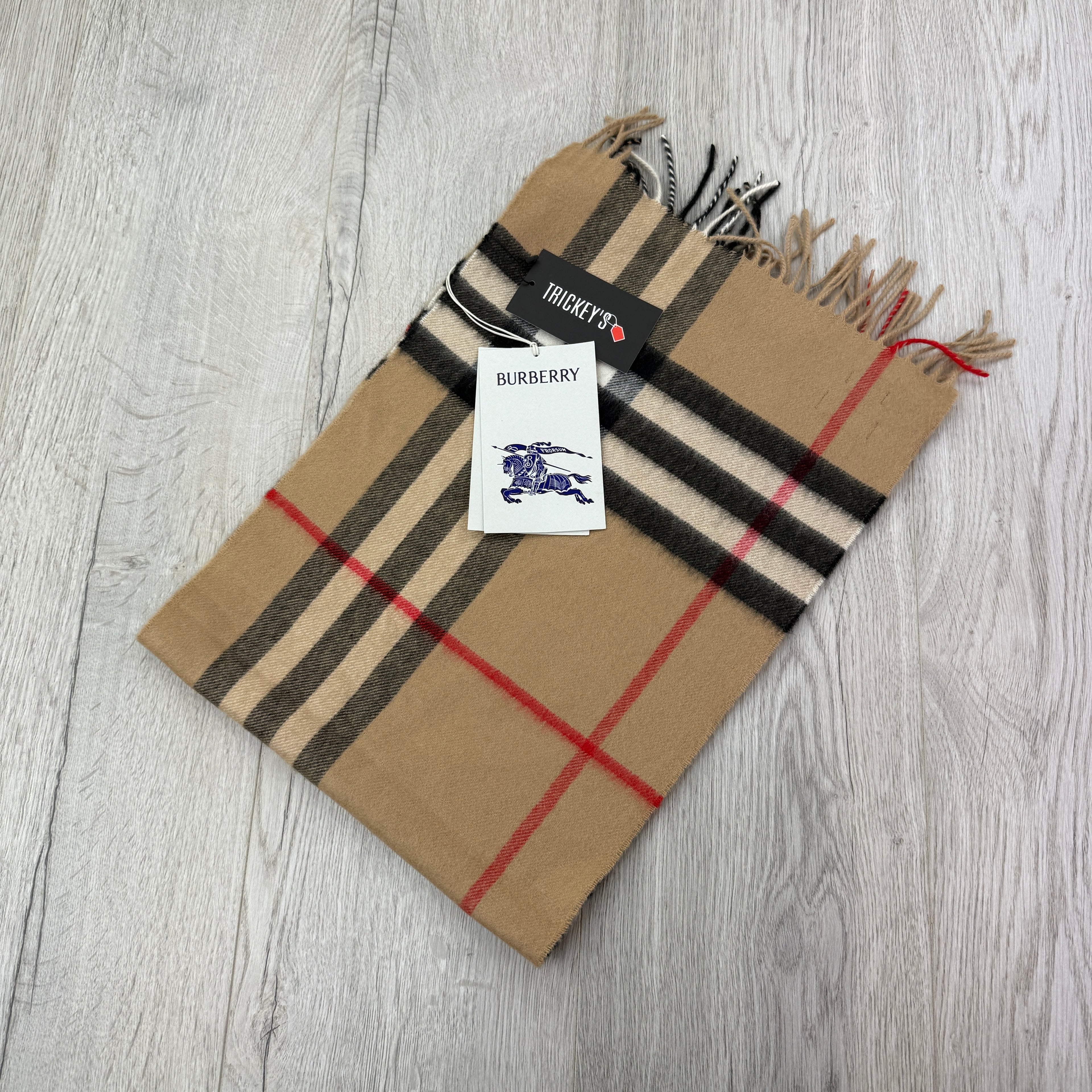 Burberry Men’s Classic Check Cashmere Scarf