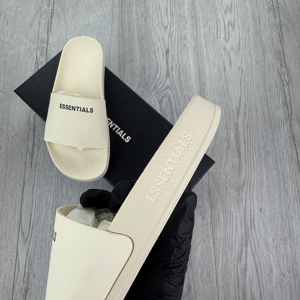 Essentials Men’s Beige Sliders