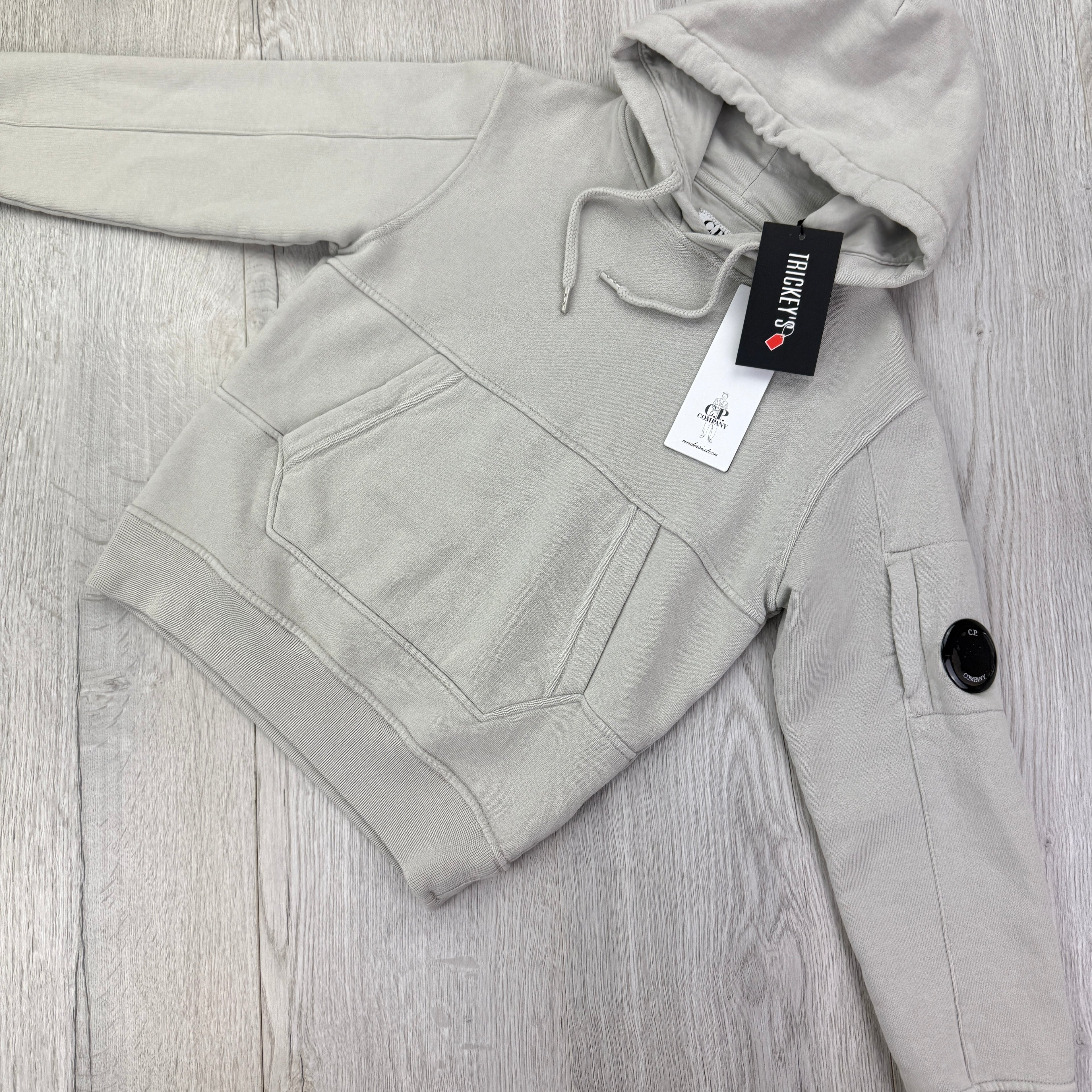 Cp Company Kids Grey Hoodie - Aged 8