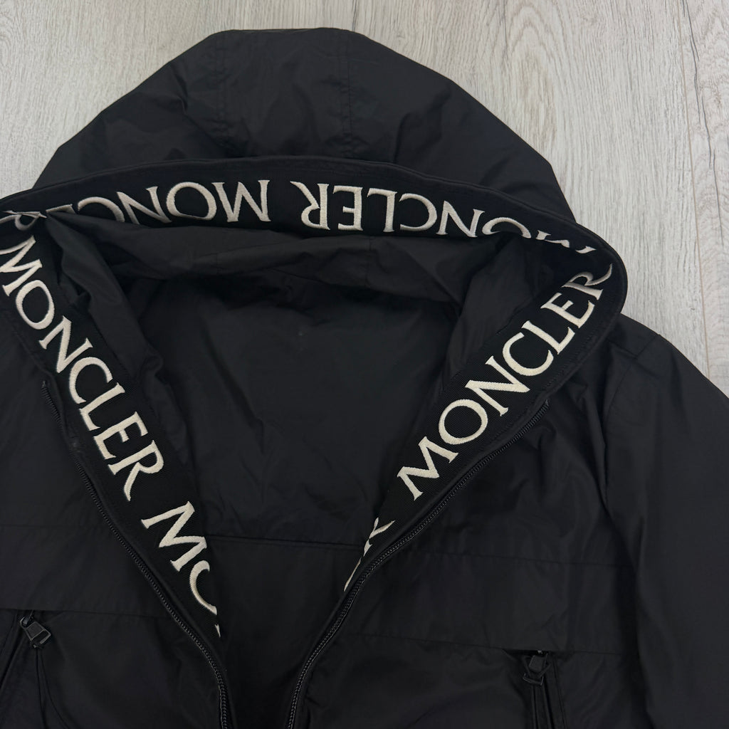 Moncler Massereau Giubbotto Men’s Black Windbreaker Jacket - Size 4