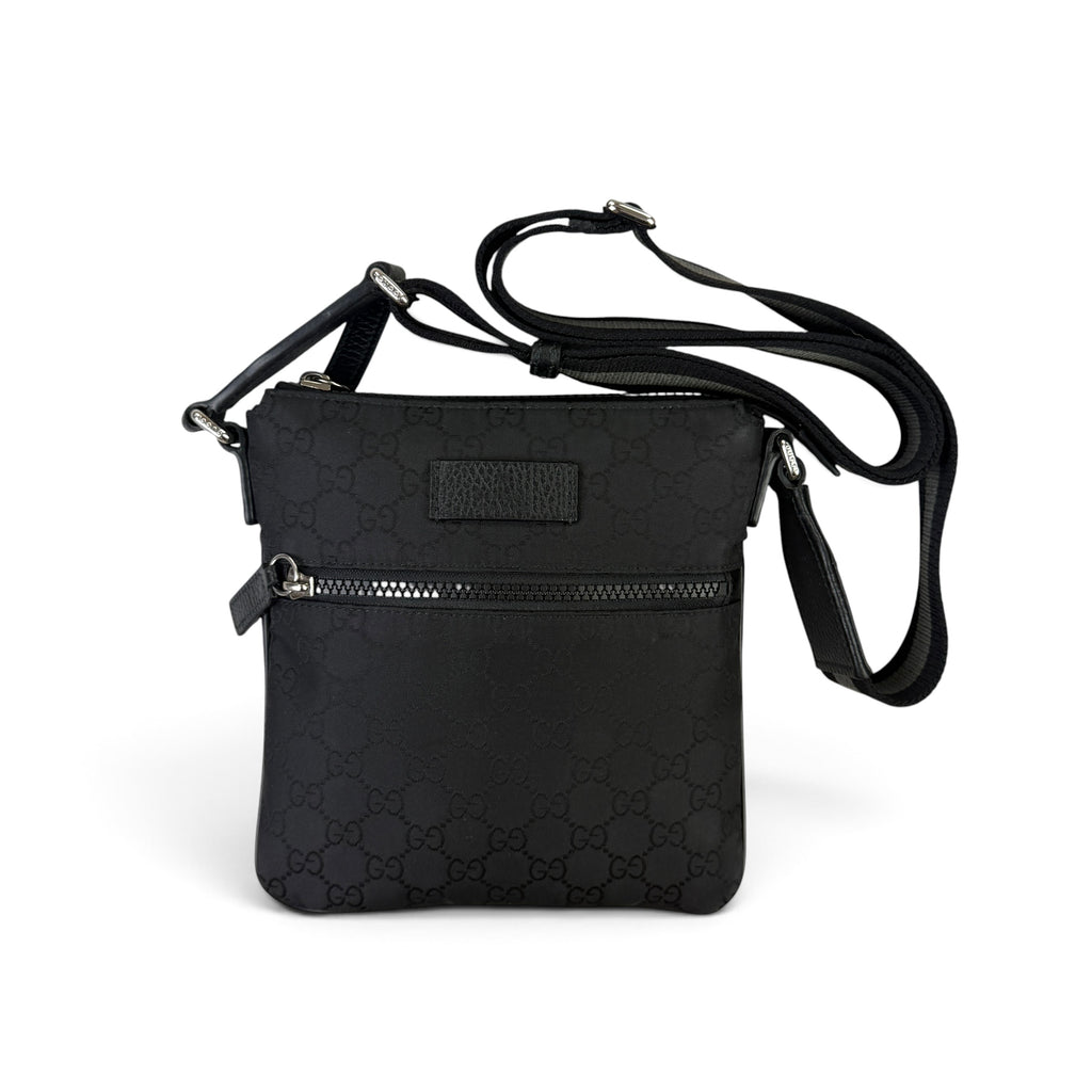 Gucci Men’s GG Black Small Side Bag
