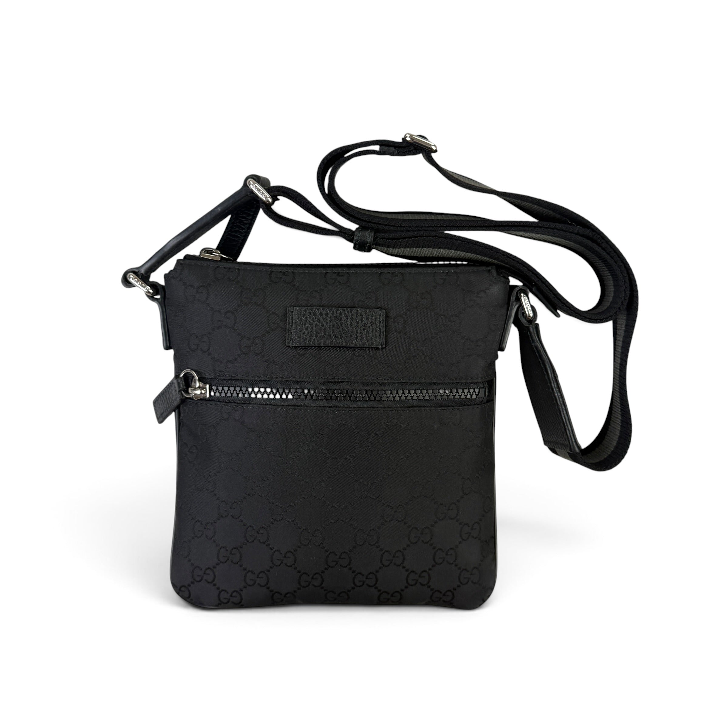 Gucci Men’s GG Black Small Side Bag