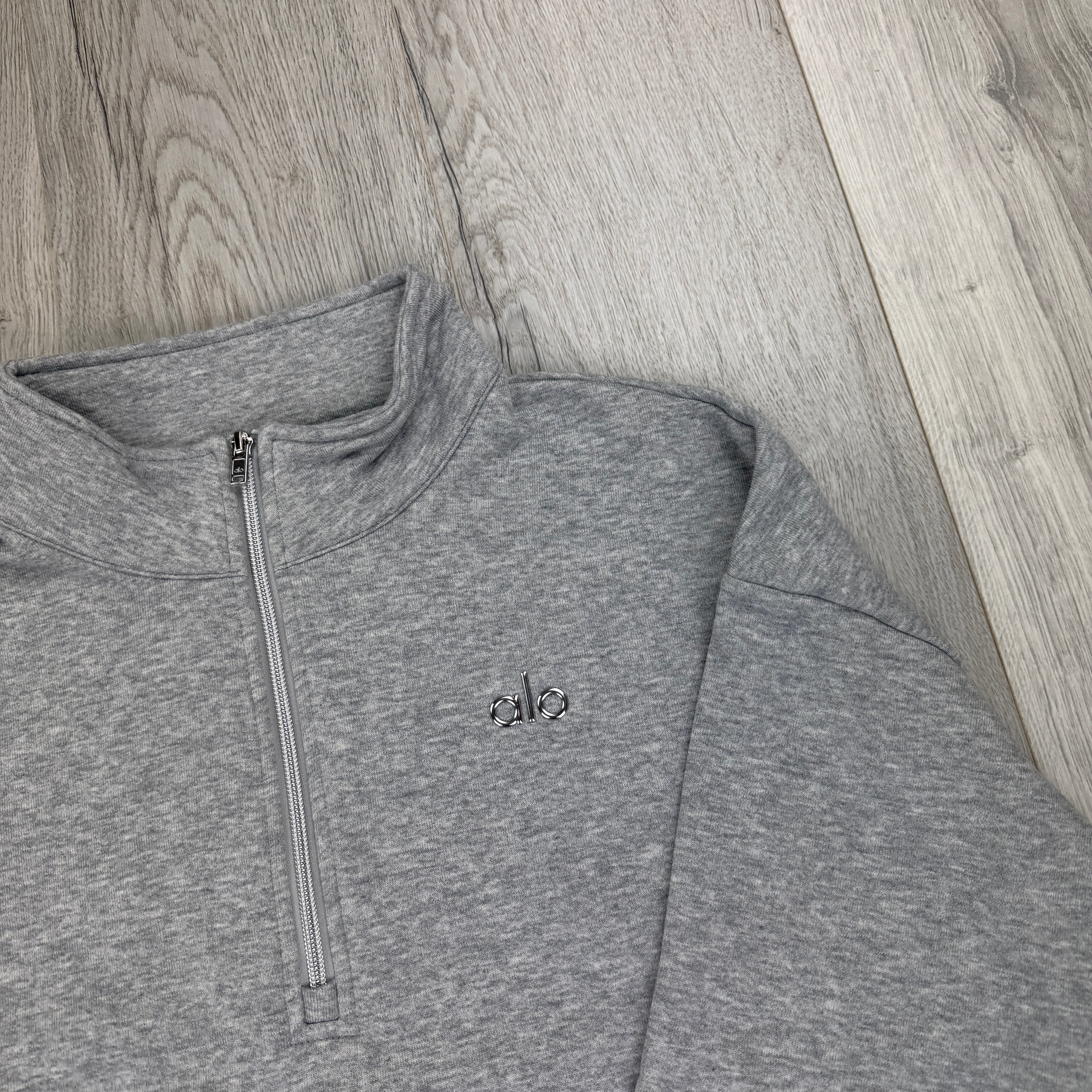 Alo Men’s Grey Full Tracksuit Relaxed Fit