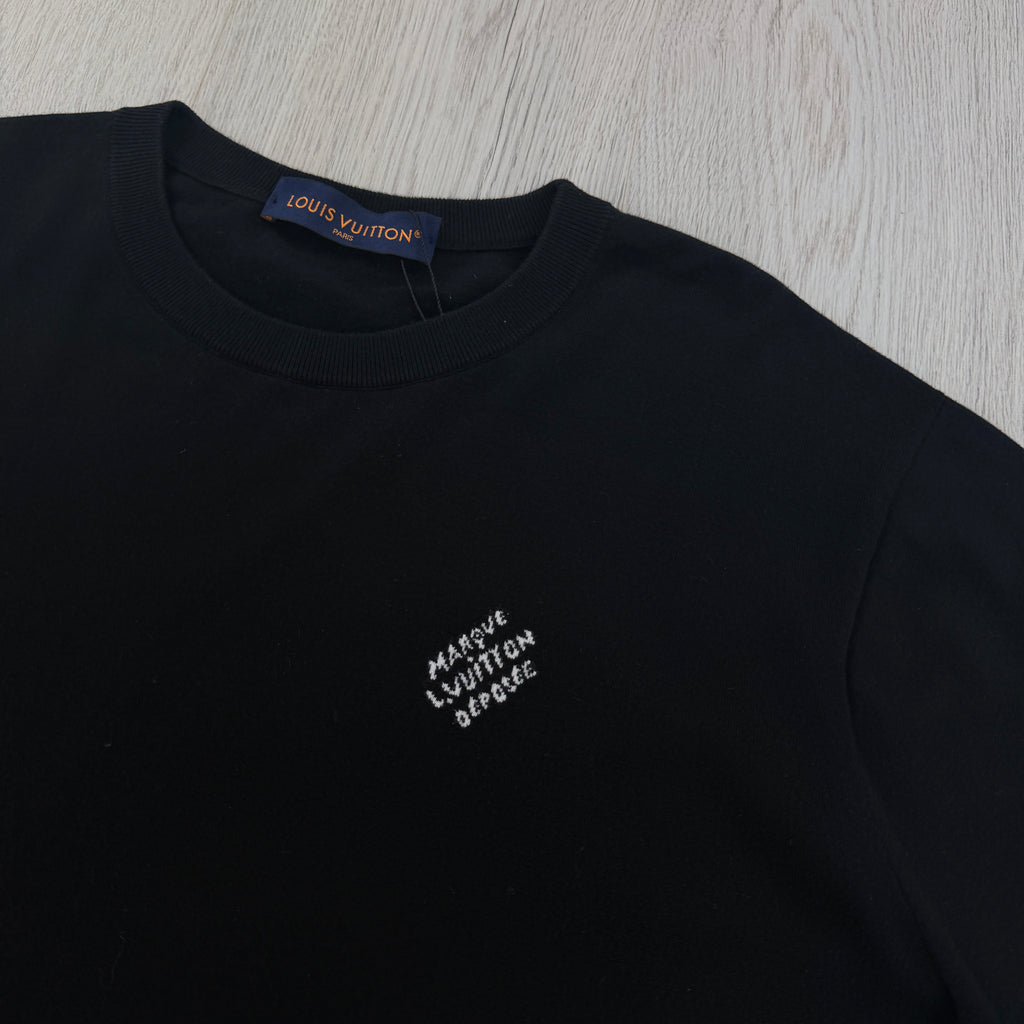 Louis Vuitton Men’s Black Cotton T-shirt - Large