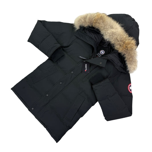 Canada Goose Men’s Black Carson Parker Jacket - Small Fusion