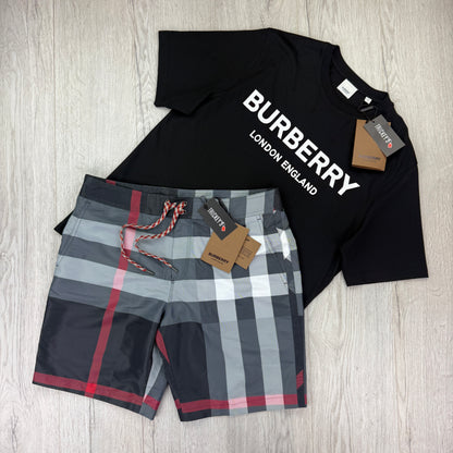 Burberry Men’s T-shirt & Swim Shorts Set - Large