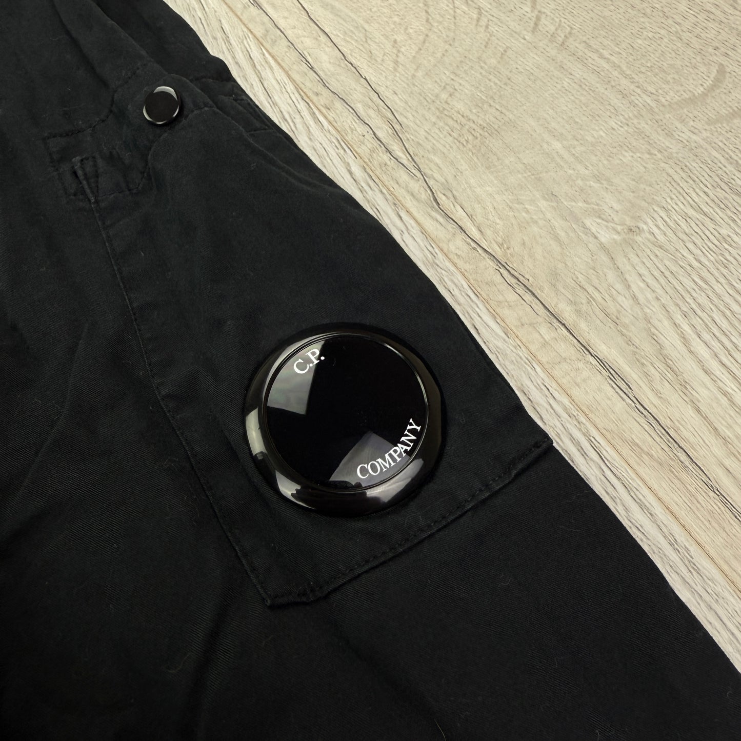 Cp Company Men’s Black Zip-up Overshirt Jacket - XL