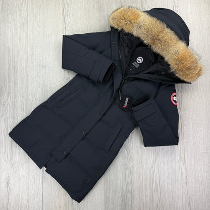 Canada Goose Women’s Navy Shelburne Parker Jacket - Small