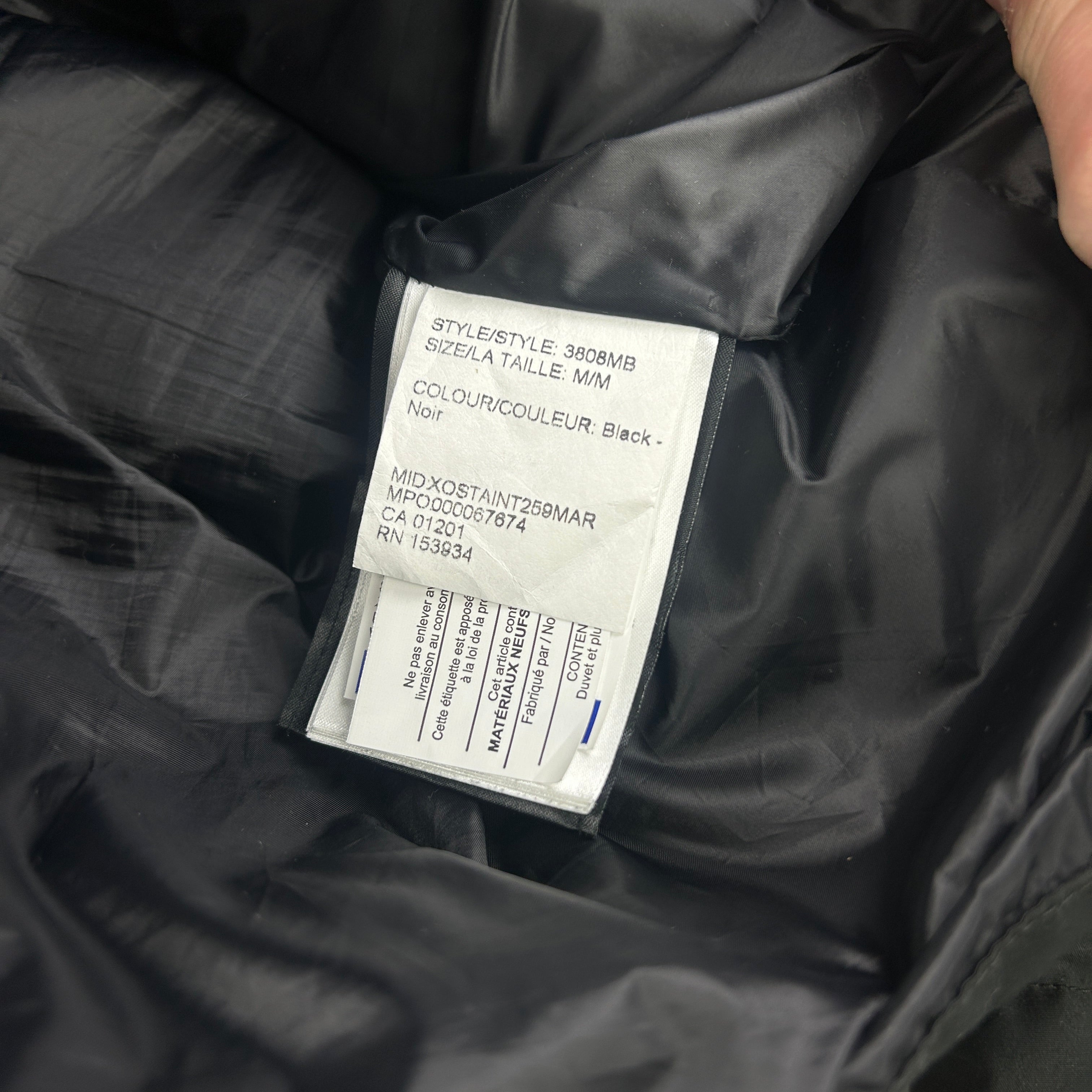 Canada Goose Men’s Black Badge Wyndham Parker Jacket - Medium