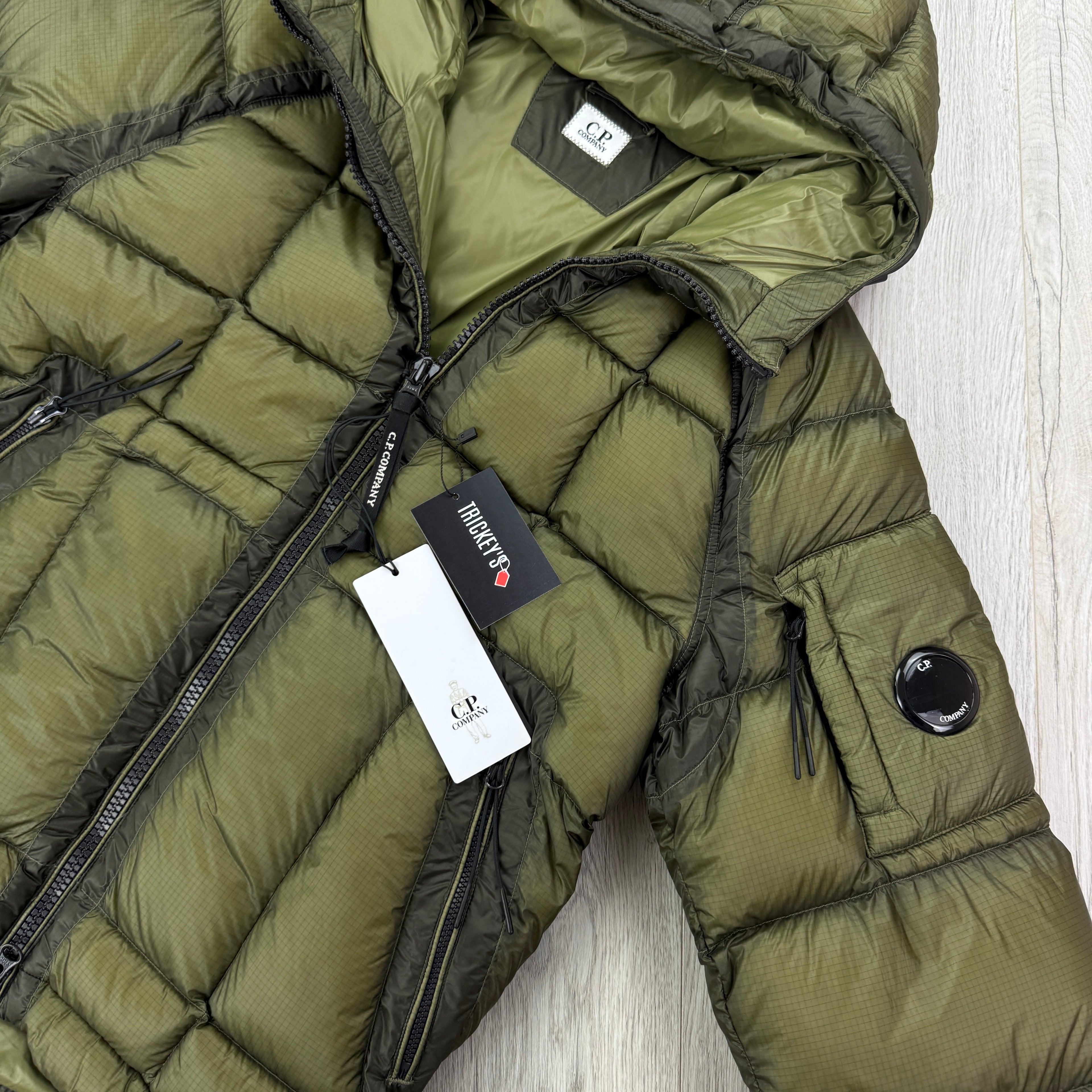 Cp Company Men’s Zip-up D.D Hooded Down Jacket