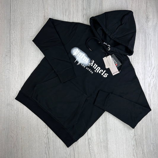 Palm Angels Men’s Black Las Vegas Pullover Hoodie