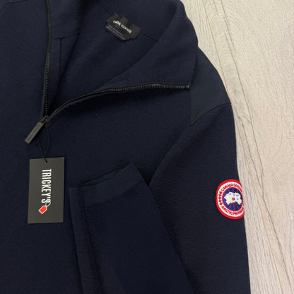 Canada Goose Men’s Navy 1/4 Zip Fleece - Medium