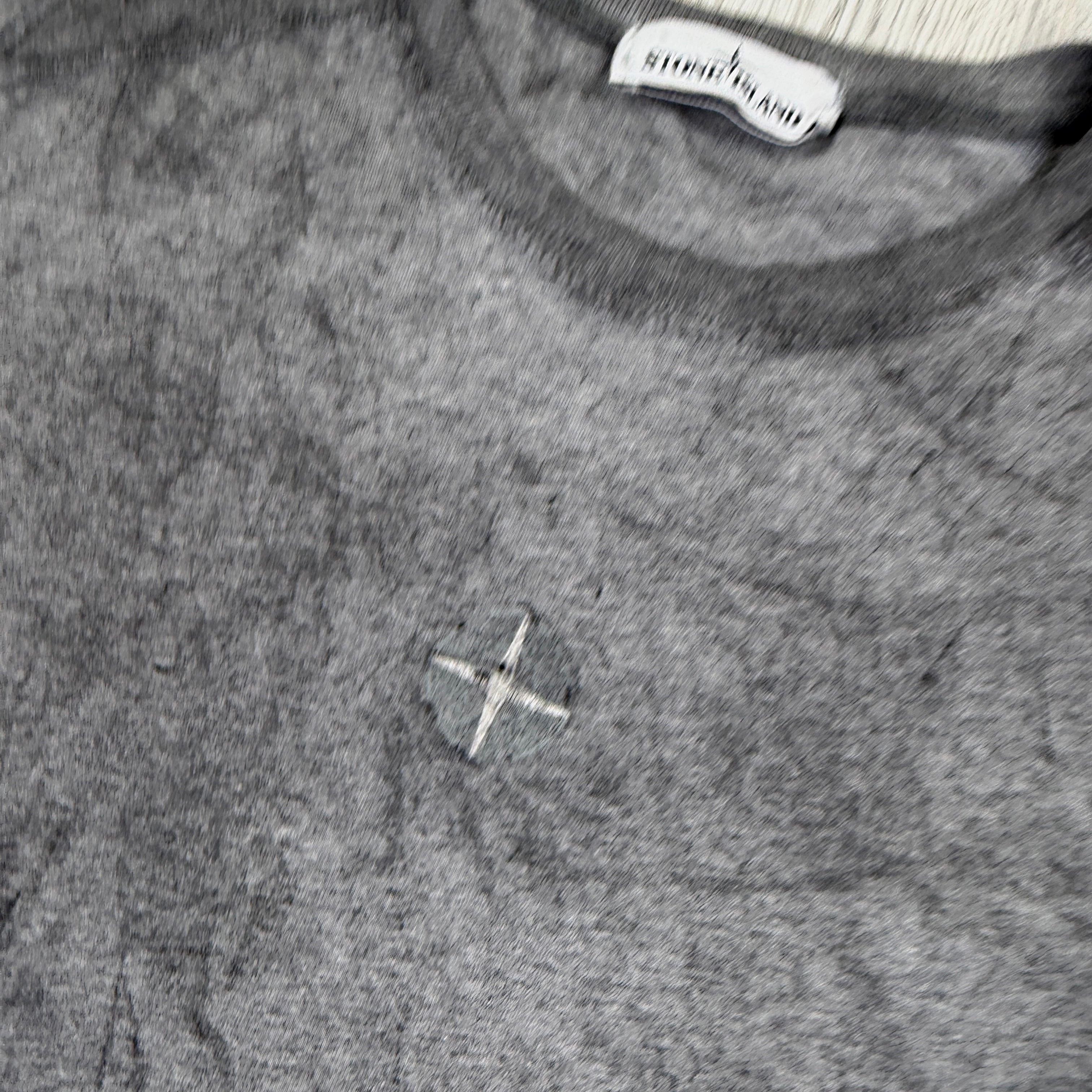 Stone island Men’s Grey Smoke T-shirt - Medium
