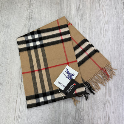 Burberry Men’s Classic Check Cashmere Scarf