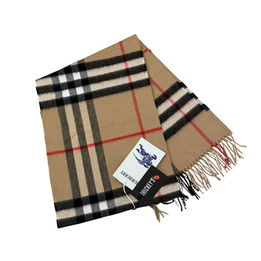 Burberry Men’s Classic Check Cashmere Scarf