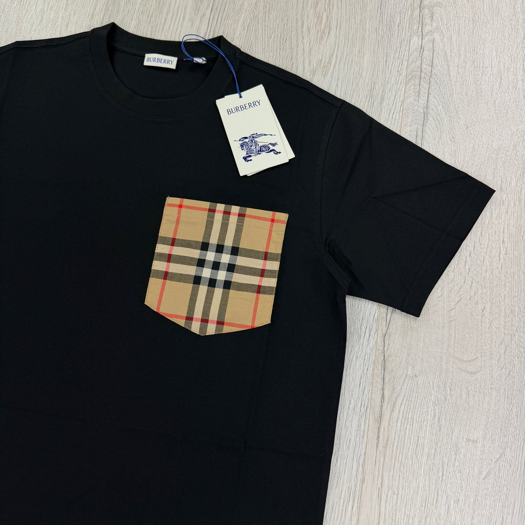 Burberry Men’s Black T-shirt & Shorts Set
