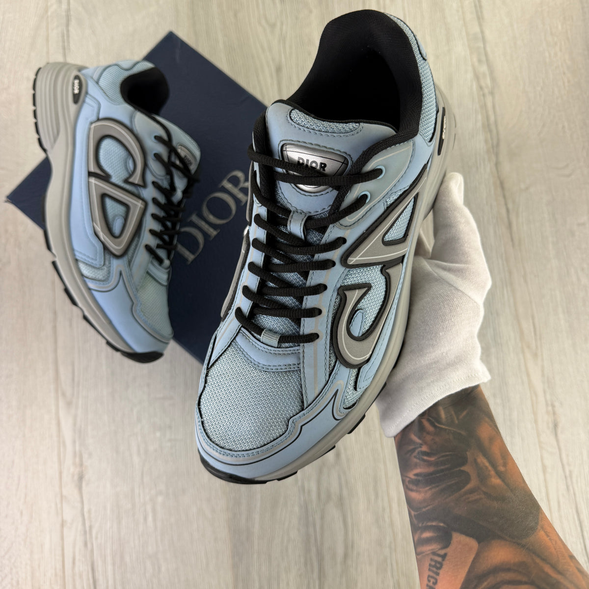 Dior B30 Men’s Baby Blue Runners - 44 (Uk 10)