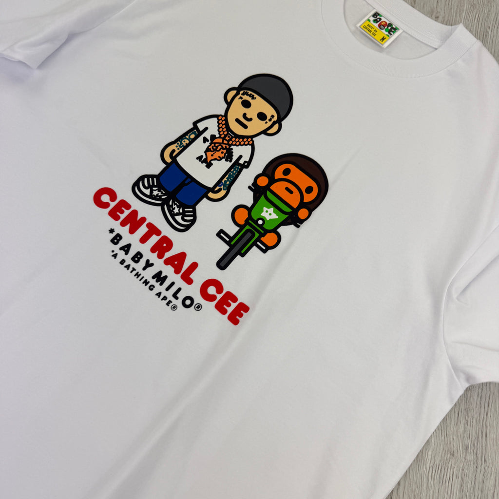 Bape x Central Cee Men’s White T-shirt  - Medium
