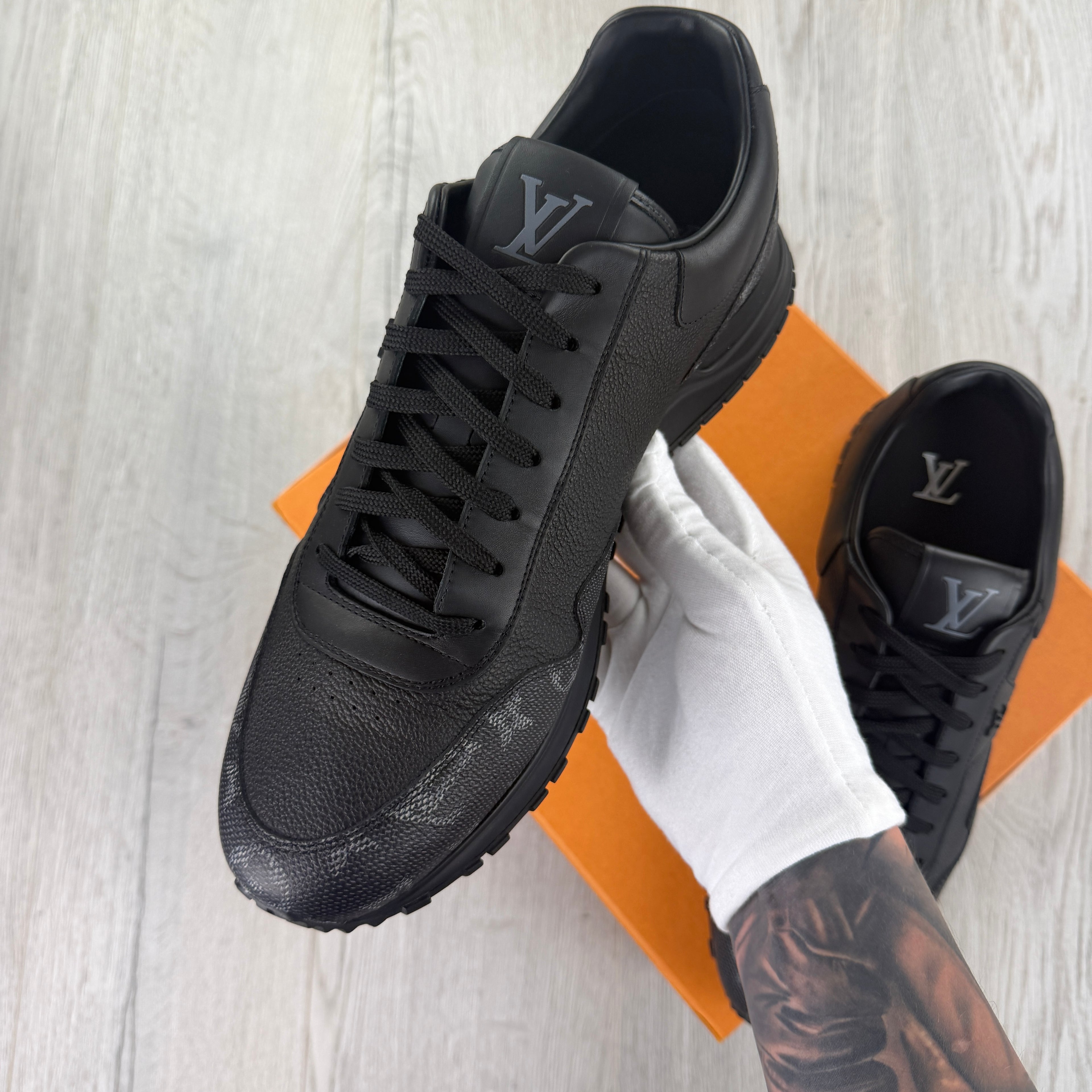 Louis Vuitton Men’s Leather Run Away Trainers - Uk 10