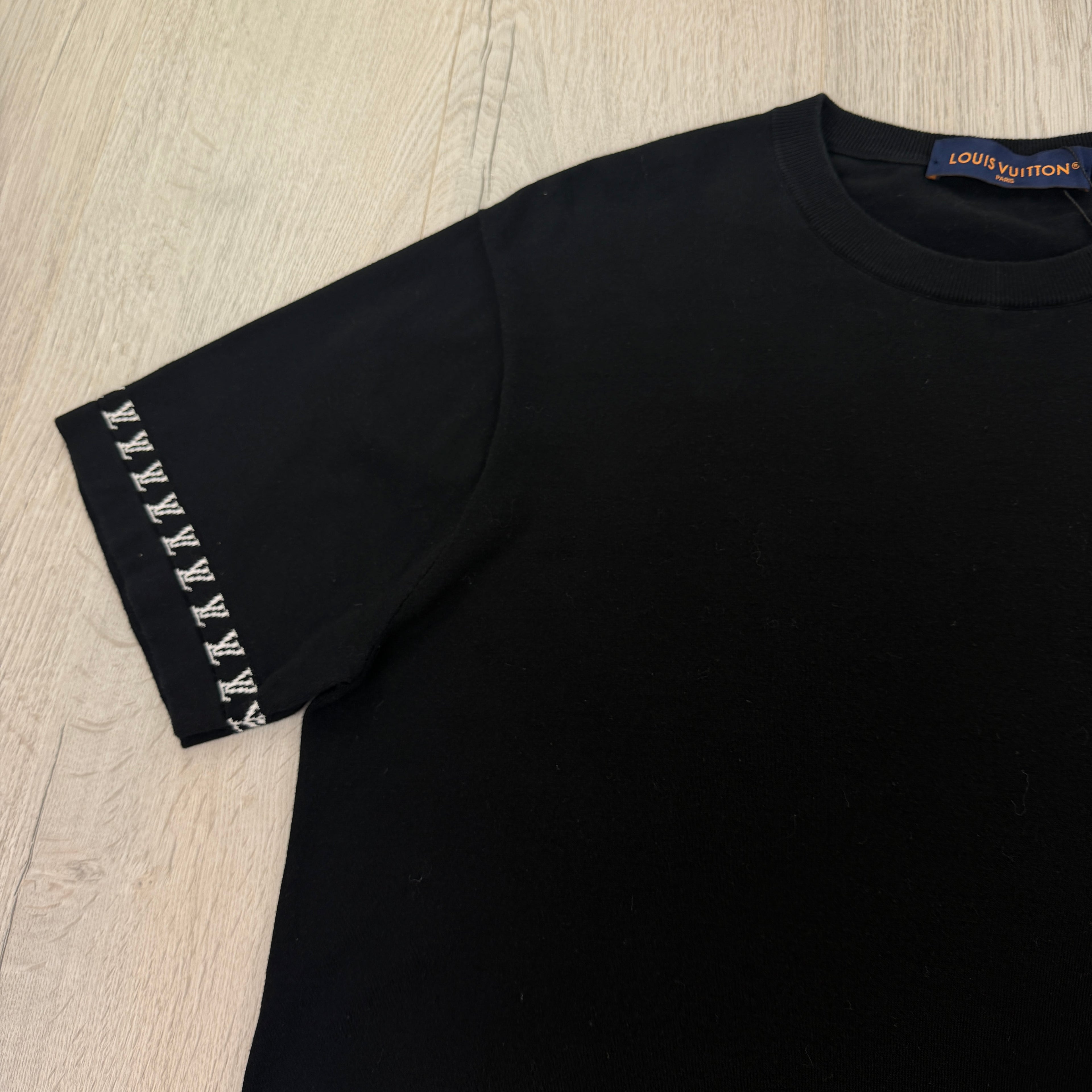 Louis Vuitton Men’s Black Cotton T-shirt - Large