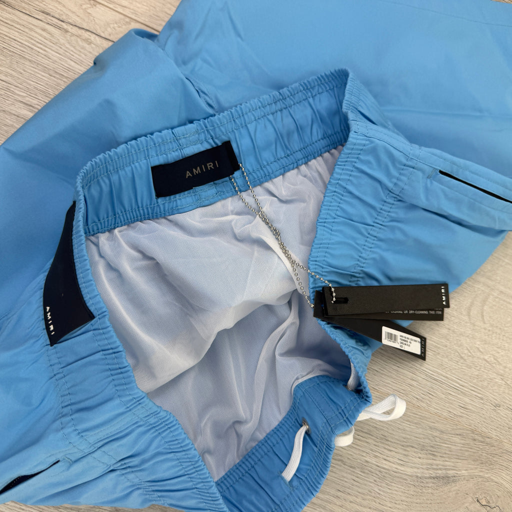 Amiri Men’s Baby Blue Swim Shorts