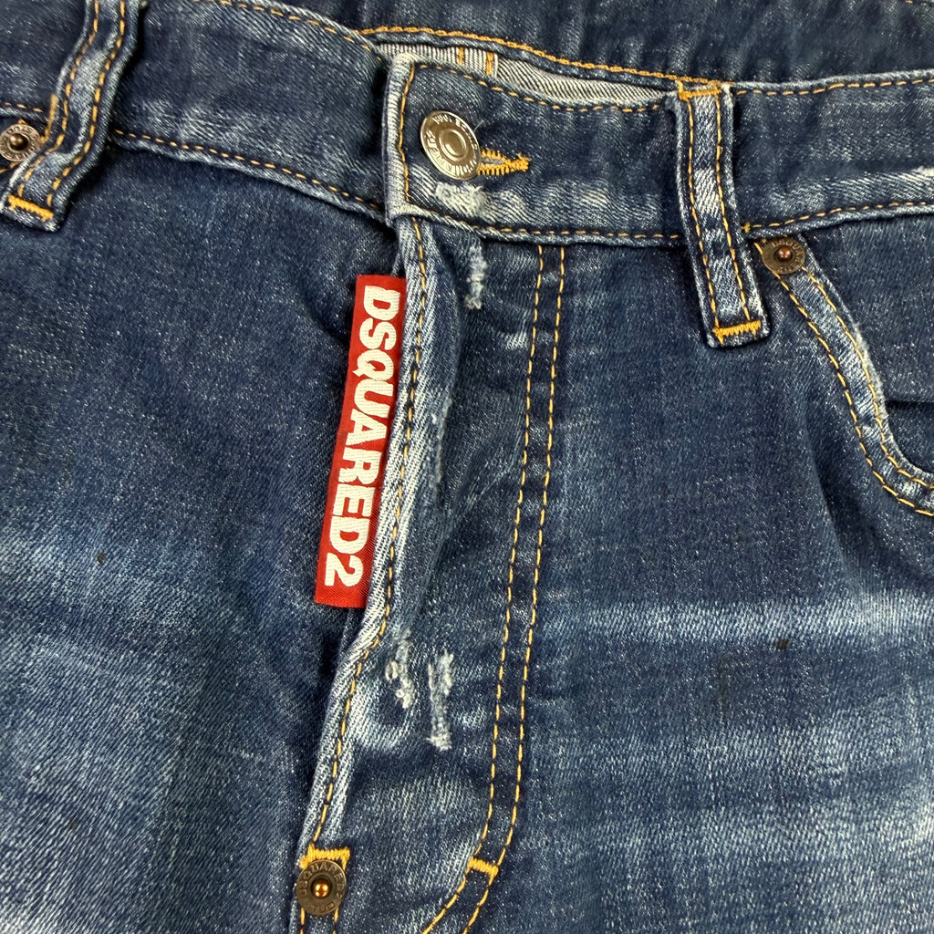 Dsquared2 Men’s Blue Distressed Cool Guy Jeans - 48 (Uk 32)