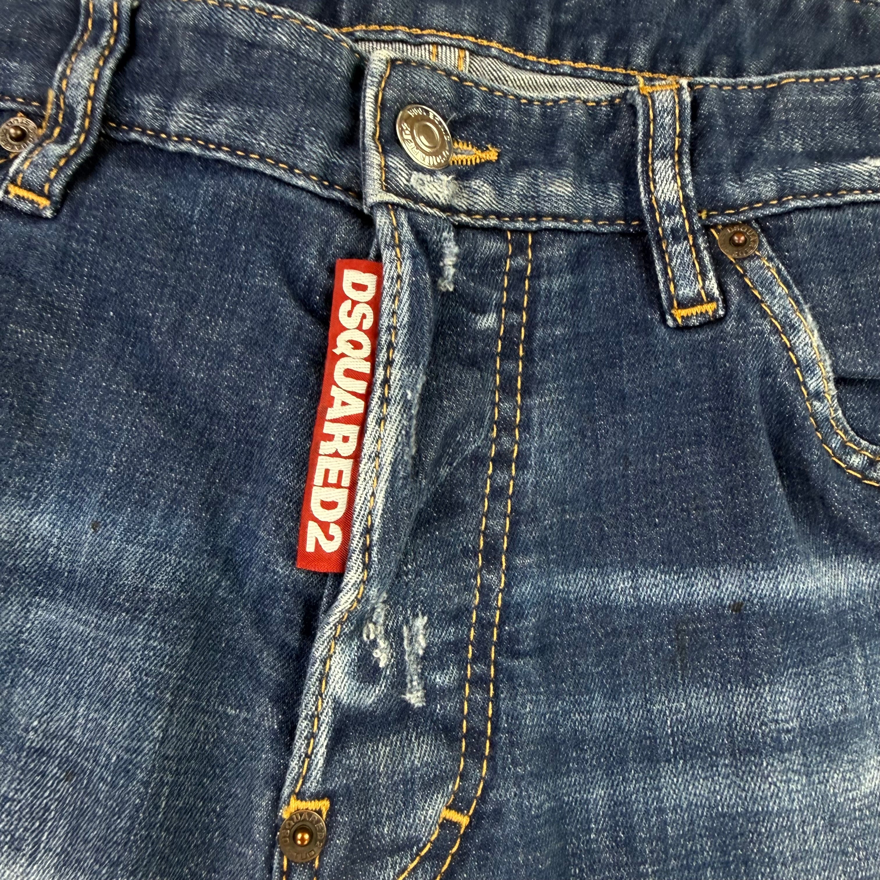 Dsquared2 Men’s Blue Distressed Cool Guy Jeans - 48 (Uk 32)
