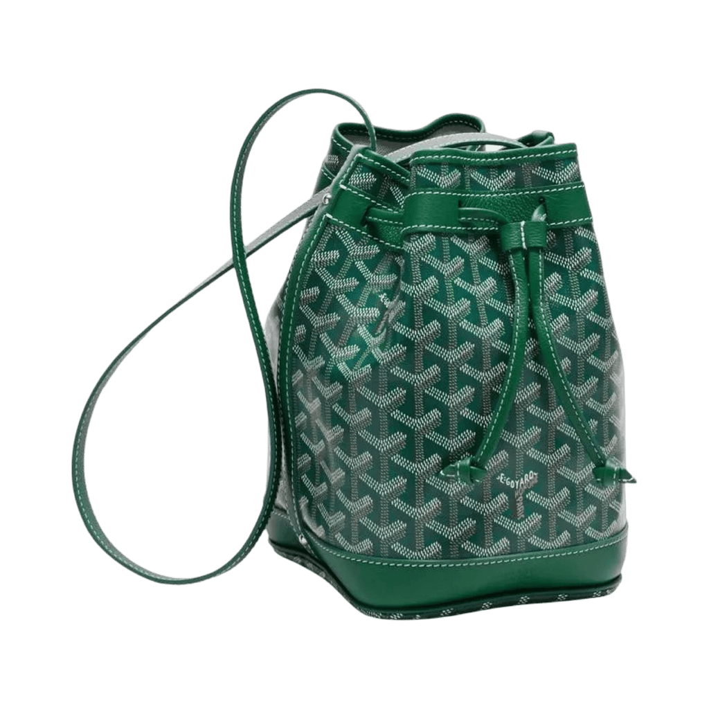 Goyard Petit Flot Bucket Bag Green