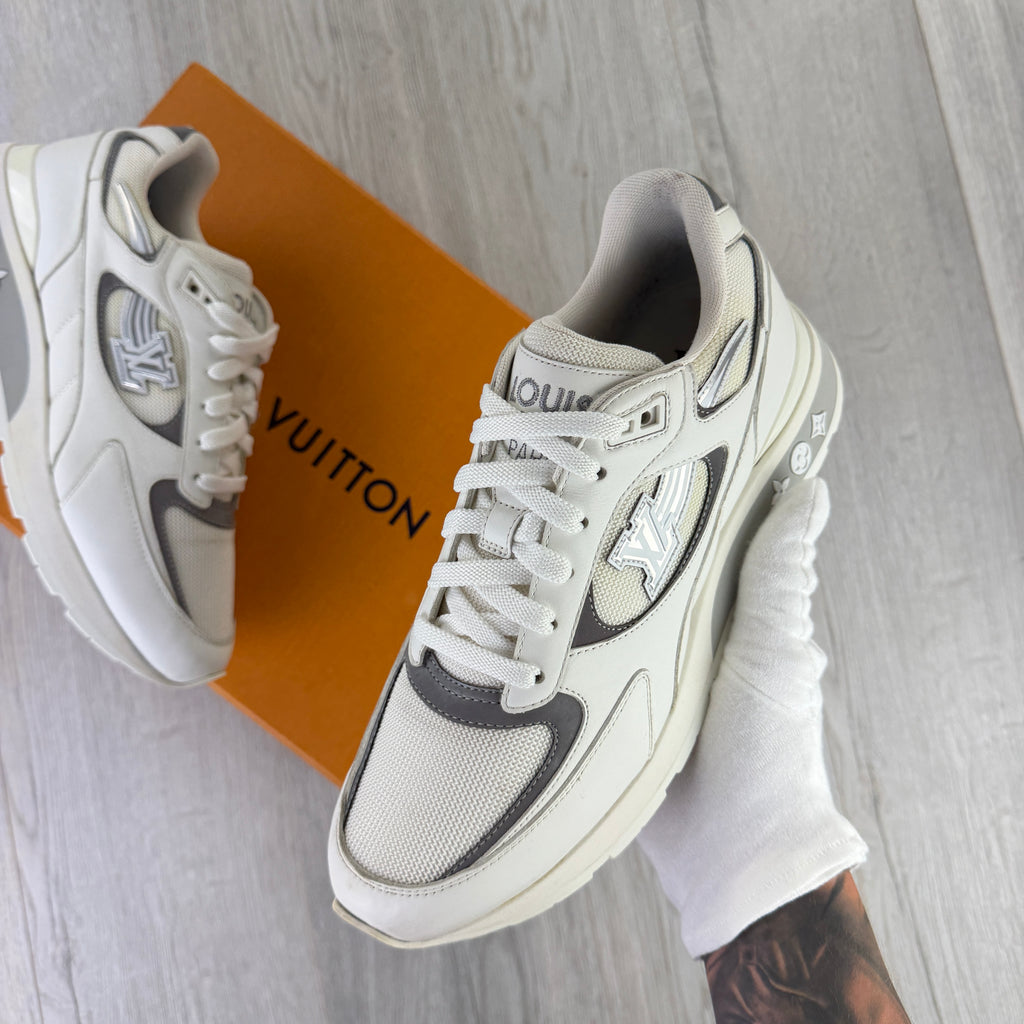Louis Vuitton Men’s White Run Away Trainers - Uk 8 (Fit Uk 8.5)