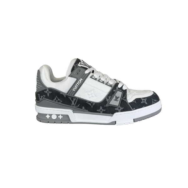 Louis Vuitton Men’s Grey & White Low Trainers - Uk 6.5 (Fit Uk 7/7.5)