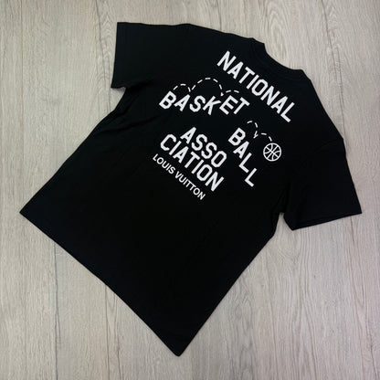 Louis Vuitton x NBA ‘ASSO CIATION’ Black T-shirt - Small