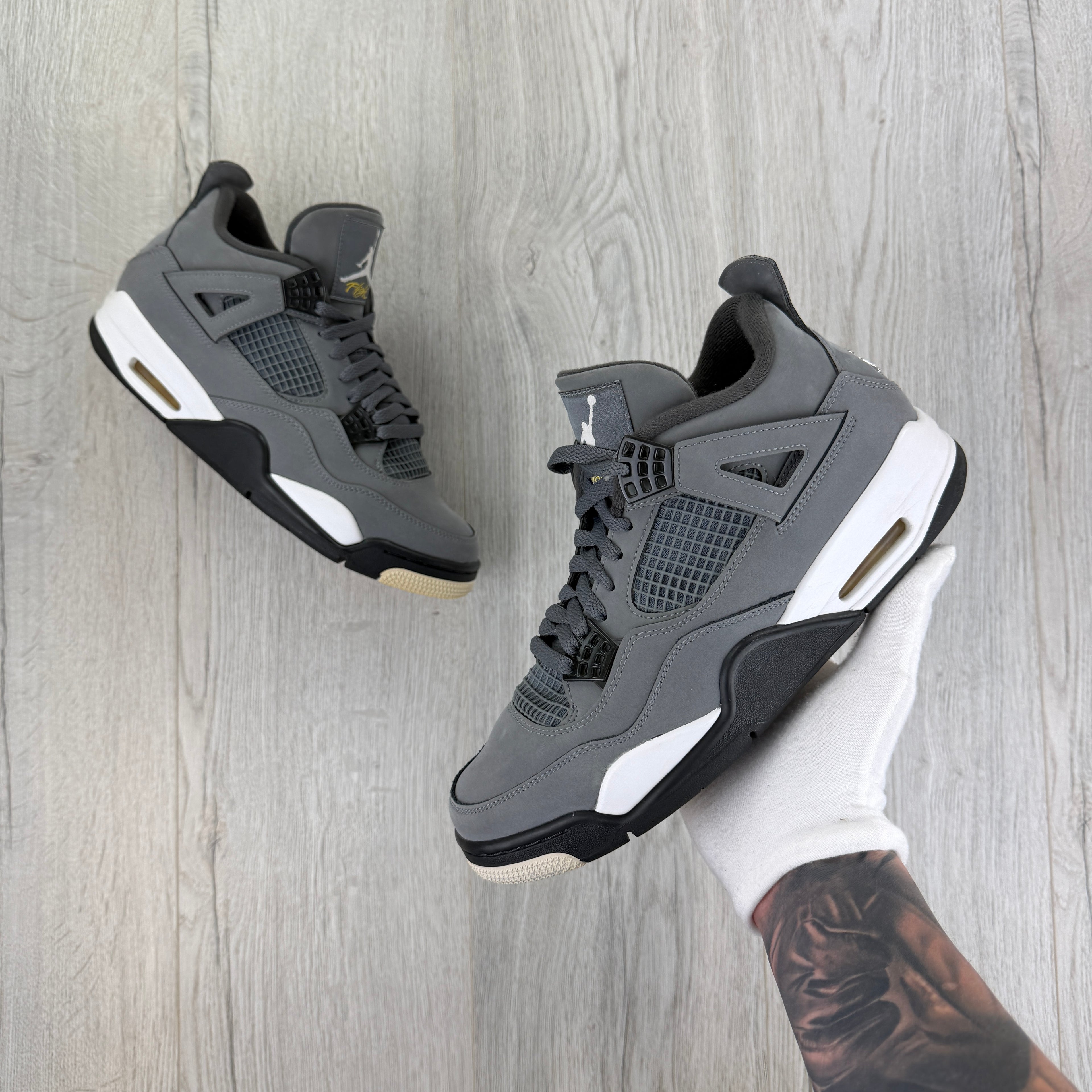 Jordan 4 Retro Men’s Cool Grey Trainers - Uk 8.5